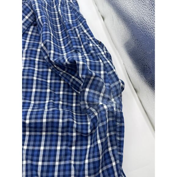 UNTUCKit Mens Plaid Blue Button Down Tall Slim - Picture 4 of 4